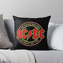 kjdhgu9   ACDC, AC DC Top Throw Pillow RB2811