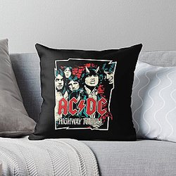 kjdhgu9   ACDC, AC DC Top Throw Pillow RB2811