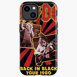 Vintage Albums Cover     acdc Poster iPhone Tough Case RB2811