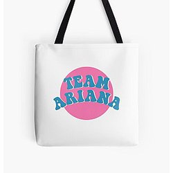 Team Ariana Madix Vanderpump Rules (Pink + Blue) All Over Print Tote Bag RB0609