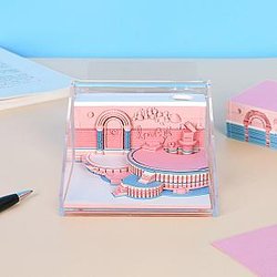 Artropad Love Steps Love Castle Couple Series Omoshiroi Block Memo Pads