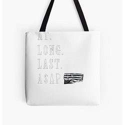 A$AP Rocky - At Long Last ASAP (ALLA) on black  All Over Print Tote Bag RB0111