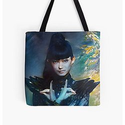 Su-Metal Iconic Pose Babymetal AI Painting Digital Fan Art All Over Print Tote Bag RB0512