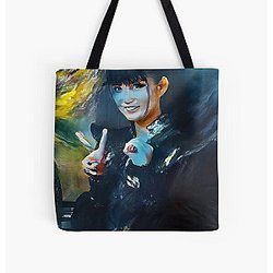 Su-Metal Smiley Fox Goddess Babymetal Painting Digital Fan Art All Over Print Tote Bag RB0512