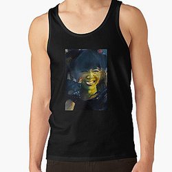 Moa-Metal Smiley Fox Goddess Babymetal AI Painting Digital Fan Art Tank Top RB0512