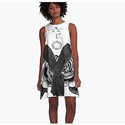 Best Of Seller Of Design Art Bad Omens A-Line Dress Premium Merch Store