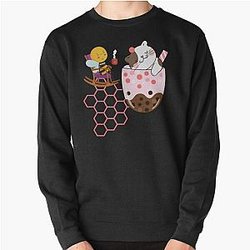 Bee And Puppycat Sticky     Pullover Sweatshirt RB1807