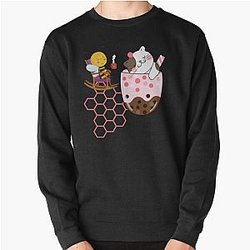 bee and puppycat sticky Pullover Sweatshirt RB1807