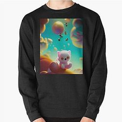 Bee and puppycat Pullover Sweatshirt RB1807