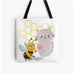 toast bee and puppycat All Over Print Tote Bag RB1807