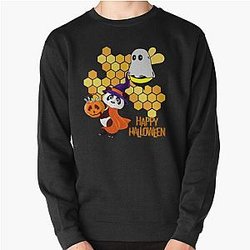 halloween pumpkin bee and puppycat  Pullover Sweatshirt RB1807