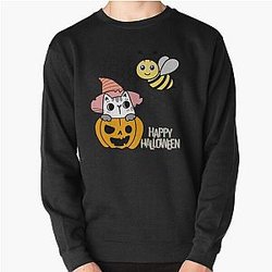 halloween pumpkin bee and puppycat  Pullover Sweatshirt RB1807