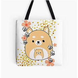 bee and puppycat cardamon. All Over Print Tote Bag RB1807