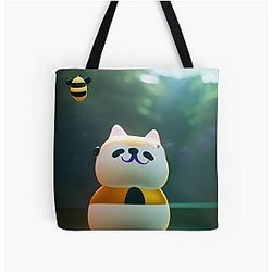 Bee and puppycat All Over Print Tote Bag RB1807