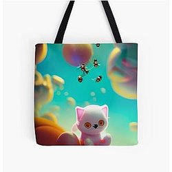 Bee and puppycat All Over Print Tote Bag RB1807