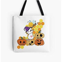 bee and puppycat sticky All Over Print Tote Bag RB1807