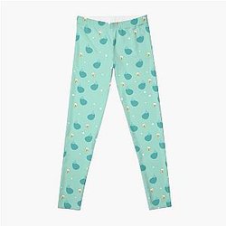 BEE and PUPPYCAT EGGPLANT PATTERN Leggings RB1807