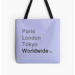 Worldwide Big Time Rush   All Over Print Tote Bag RB2711