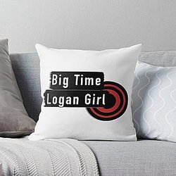 Big Time Logan Girl Big Time Rush Throw Pillow RB2711