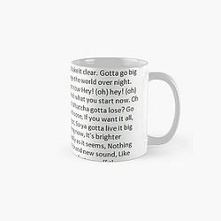 Lyrics to Big Time Rush Classic Mug RB2711