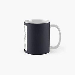 Lyrics to Big Time Rush Classic Mug RB2711