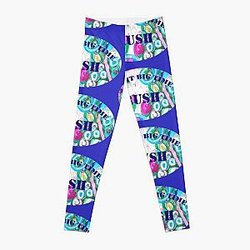 Funky circles, Live it big time Rush, Live it big time sticker Leggings RB2711