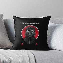 Unholy Trinity British Black Sabbath Throw Pillow RB0111