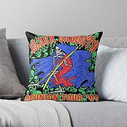 Vintage BLACK SABBATH Music Tour Concert 99 Throw Pillow RB0111