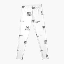 Don't by Bryson Tiller Stick The Song Leggings RB1211