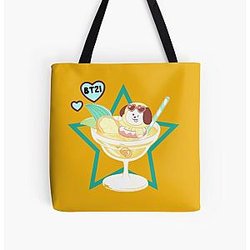 BT21 Bags - Bt21 Shimmy baby All Over Print Tote Bag RB2103