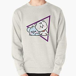 BT21 Sweatshirts - BT21 kokya and jin Pullover Sweatshirt RB2103