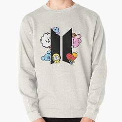 BT21 Sweatshirts - BT21 Hide and Seek  Pullover Sweatshirt RB2103