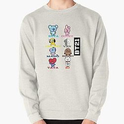 BT21 Sweatshirts - BT21  Pullover Sweatshirt RB2103