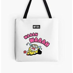 BT21 Bags - bt21 bts exclusive design 129  All Over Print Tote Bag RB2103