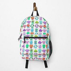 BT21 Backpacks - Colourful BT21 Character Pattern Style Backpack RB2103