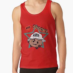 BT21 Tank Tops - Bt21 Baby Shooky Tank Top RB2103