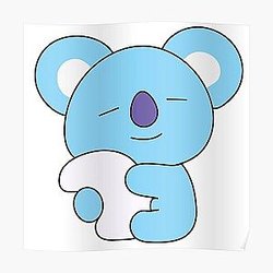 BT21 Posters - Baby Koya BT21 Poster RB2103