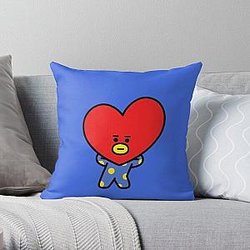 BT21 Pillows - BT21 -Happy Tata  Throw Pillow RB2103