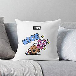 BT21 Pillows - bt21 bts exclusive design 126  Throw Pillow RB2103