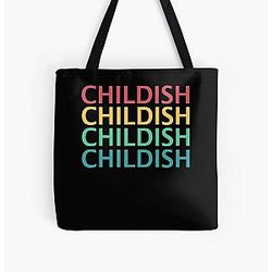 Best Women Childish Gambino Photographic Style All Over Print Tote Bag RB1211