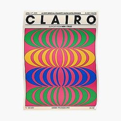 Vintage Clairo Poster Poster RB1710