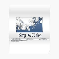 Clairo Sling Merch Poster RB1710