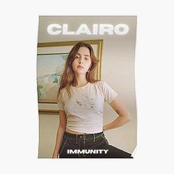 Beautiful Woman Clairo Immunity Poster Poster RB1710