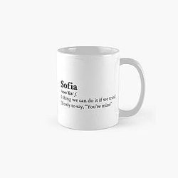 Clairo Aesthetic Quote Lyrics Sofia Classic Mug RB1710