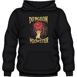 Dungeons and Dragons Hoodie Dungeon Master Gift Dungeon Meowster Hoodie