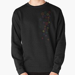 Rainbow Cascading Dice Pullover Sweatshirt RB1210