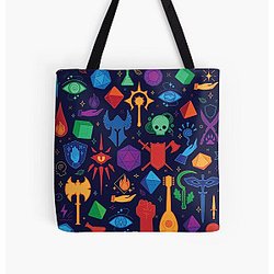 DnD Forever - Color All Over Print Tote Bag RB1210