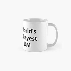 Worlds Okayest Dungeon Master Classic Mug RB1210