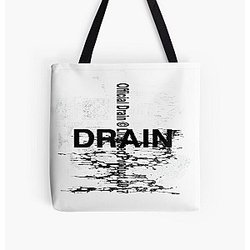 Drain Gang Logo merch All Over Print Tote Bag RB0111