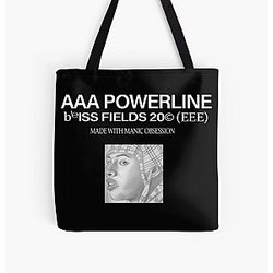 Ecco2k Drain Gang AAA Powerline Bliss Fields logo All Over Print Tote Bag RB0111